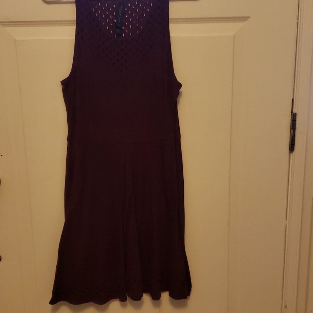 Burgundy wine dress